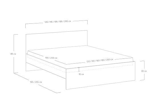 Кровать Mariana